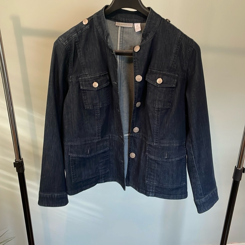 Large Dark denim Jean Jacket